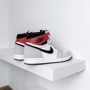 air jordan 1 hi aj1烟灰 smoke grey 小union 555088 575441-126