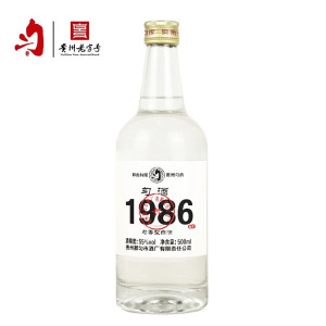 【1瓶】贵酒匀酒1986 55度匀香型白酒500ML*1瓶装 1986年原酒
