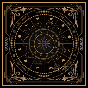 塔罗牌桌布 背景布 塔罗布推牌布定制  罗牌塔 塔牌罗桌布tarot