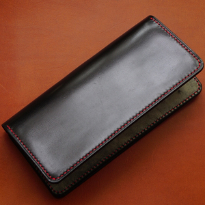 手工制日本马臀皮男士真皮日式长款多卡位大容量休闲钱包财布定制