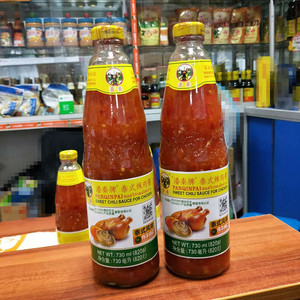 潘秦牌泰式甜辣酱泰国风味调味酱鸡酱820g*2瓶酸甜型辣酱多省包邮