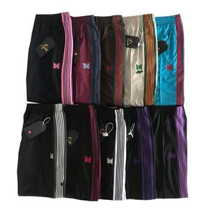 needles蝴蝶刺绣日系asap rocky宽松直筒阔腿休闲运动裤nis潮男女