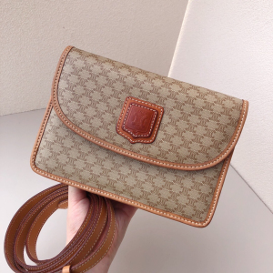 中古二手vintage celine赛琳凯旋门老花信封包