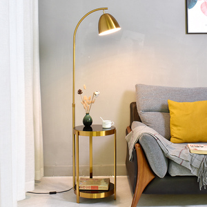 沙发灯美式落地灯客厅轻奢北欧卧室简约现代大气创意温馨可调光
