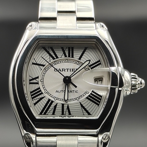 已售卡地亚cartier手表二手正品跑车酒桶形自动机械男士瑞士腕表