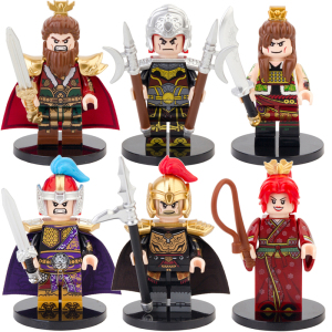 兼容乐高三国演义小侠吴国20313孙权周瑜第三方拼装积木人仔玩具