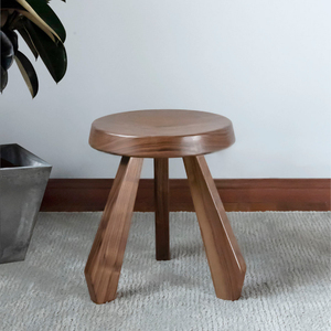 非左即右 纯实木榫卯三腿圆凳子2g03简约北欧创意矮凳梅瑞贝尔凳