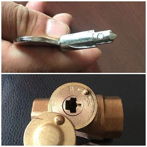 磁性十字钥匙十字磁性锁闭阀钥匙暖气磁性钥匙b型磁性十字钥匙