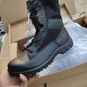 3515新式作战靴男真皮鞋3514黑色战训靴户外女靴铜扣万里马靴子