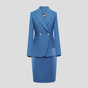 西装套装女气质英伦风高端商务面试正装ol职业装通勤售楼西服定做