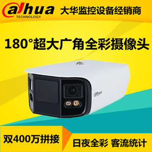 大华4K广角180度全彩网络摄像头DH-IPC-PFW4849-A180-E2-AST/4449