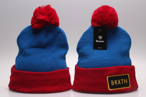 Beanies南加洲美国嘻哈潮帽蓝红色针织毛线帽子男女秋冬季时尚cos