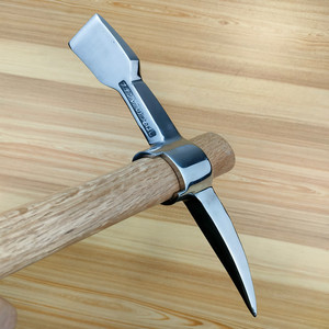 不锈钢十字镐小羊镐户外携带日本进口瑞士出口登山镐攀岩冰镐斧头