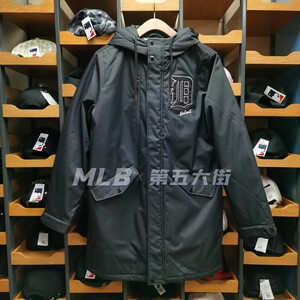 mlb时尚休闲百搭潮流老虎队情侣风衣铺棉外套19de4mth10700 10779