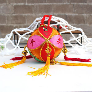 650人付款淘宝广西壮族绣球图案面料 少数民族花边绣花提花长织带装饰