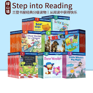 Step into Reading L1L2L3L4L5 美国企鹅兰登英语分级阅读读物 一二三四五阶段 英文原版儿童启蒙绘本读物 幼儿兰登书屋绘本系列