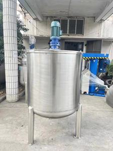 316/304不锈钢带电机搅拌桶可移动搅拌罐单层高速分散液体搅拌机