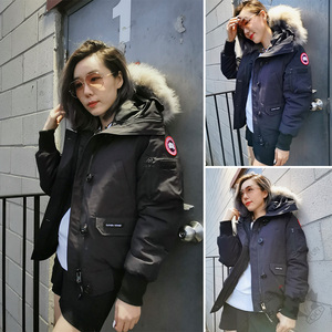cici加拿大代购 canada goose chilliwack 大鹅羽绒服何穗同款