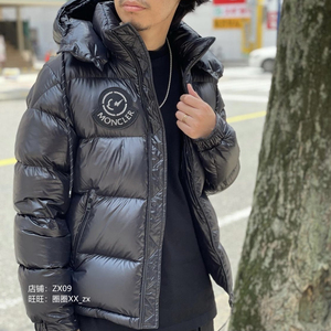 现货 moncler x fragment 蒙口藤原浩联名男士连帽羽绒服 hantium