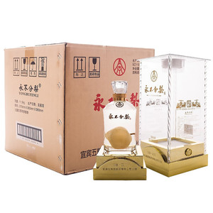 五粮液 股份永不分梨 酒永不分离 酒40度620ml*4瓶整箱礼盒礼品酒