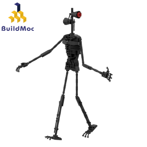 自主设计siren head 警笛头积木玩具摆件兼容乐高拼搭积木