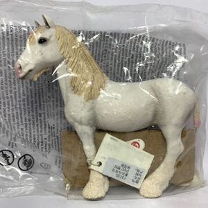 思乐schleich 绝版动物模型 13735 夏尔母马 突尼斯制造 原包