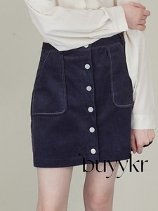 buyykr | inusway 22秋韩国设计师品牌新品条绒短裙2色