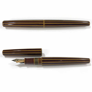 日本直邮 nakaya 中屋钢笔 雪茄 朽叶溜 枯叶溜 14k金尖