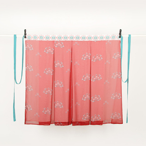 00青霓汉服淘宝萤萤白霓青阙汉服元素女童气质款亲子装u领半臂坦领