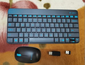 正品罗技mk240 m212接收器 k240单键盘 迷你便携无线键盘 接收器