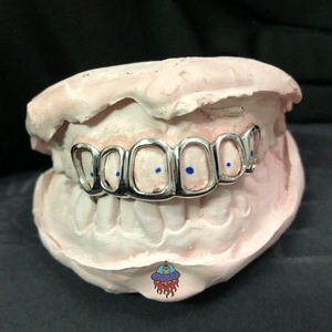 925纯银 镂空窗户款牙饰 / 嘻哈牙套定制 hiphop grillz