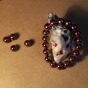 朱砂手串手链高纯度99辰砂神砂万山男女送礼高含量情侣保真