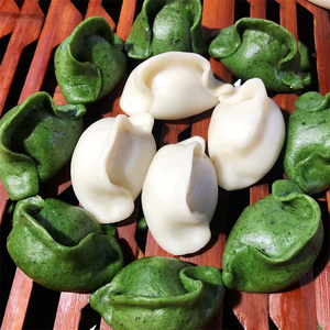 新鲜清明粿白米粿手工咸果野生艾草青团艾饺10个真空包装速成早餐