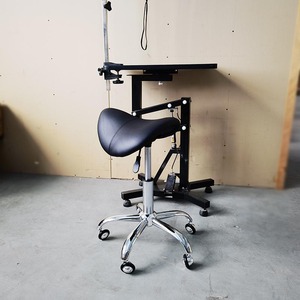 宠物美容凳子人体工学椅子旋转马鞍椅升降椅美容师护腰专用