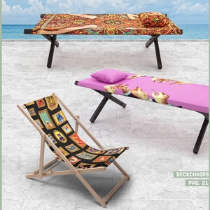 【原装正品】意大利Seletti泳池床躺椅沙滩椅折叠椅摆件休闲椅潮