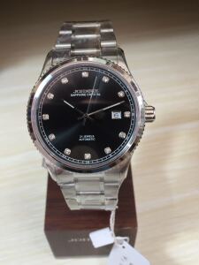 尊尼表gss9007wb男款机械表 钻石刻度盘夜光指针专柜正品深度防水