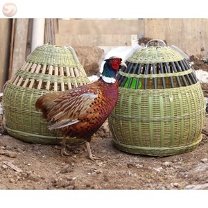 竹编竹鸡笼家用