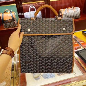 现货在途goyard/戈雅双肩包 saint leger可折叠书包 旅行背包棕色