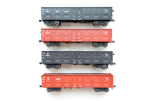 新品活动 C64K 敞车货运车厢 HCMX火车模型 C64 HO比例煤炭运输车
