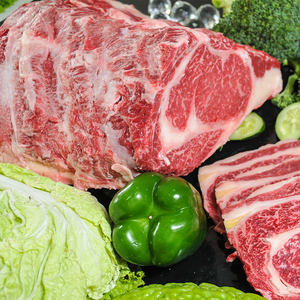 散养黄牛雪花肉