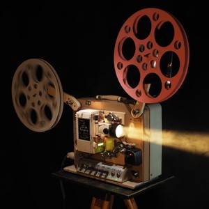 怀旧古董长江f16-4型a16毫米16mm胶片电影放映机功能ok