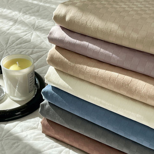 高端60支长绒棉床单单件纯棉100全棉贡缎提花被单床笠枕套三件套