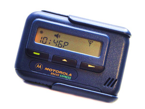 摩托罗拉 火凤凰寻呼机 数字bp机 call机 传呼机 bb机 蓝色经典款