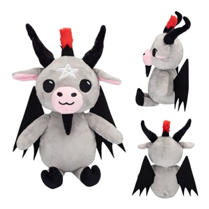baphy the baphomet plush恶魔巴弗灭公仔毛绒玩具玩偶