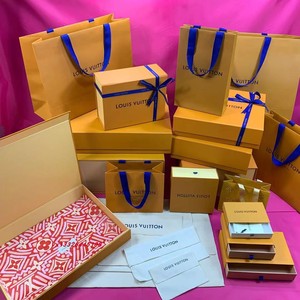 原版lv纸袋手提礼品袋包包皮带盒衣服围巾钱包饰品盒防尘袋包装盒