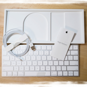 苹果无线蓝牙键盘 pro笔记本电脑ipad magic Keyboard3三代妙控id