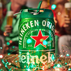 原装进口heineken荷兰喜力5l桶装扎啤鲜啤精酿海尼根生啤酒