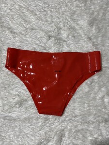 天然乳胶抗菌紧身内裤女王性感低腰纯色胶皮裤定制连身乳胶塑身衣