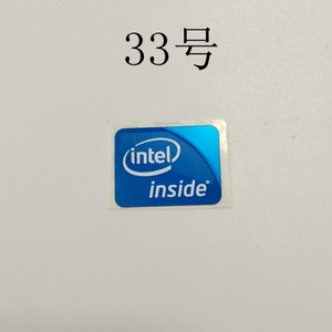 原装intel英特尔 8 9 100系主板 主控芯片 显核标签贴纸 标志logo