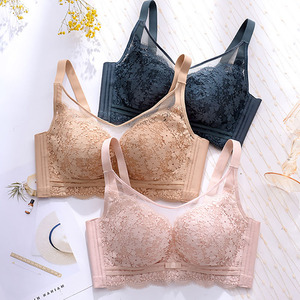 专柜正品大胸显小胸兔耳朵水晶杯36c胸罩无钢圈文胸薄张_建华